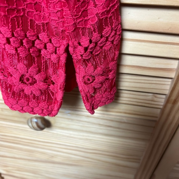 Women’s Dusty red shortsleeve 2X Dunner Cotton blend lined embroidery Valentine - Picture 5 of 5